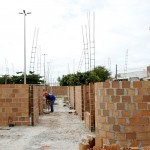 Nova unidade de saúde do município está sendo construída no conjunto Augusto Franco - Fotos: Wellington Barreto