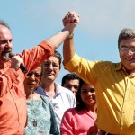 Prefeito recepciona novo presidente da Petrobras e José Eduardo Dutra  - Fotos: Márcio Dantas