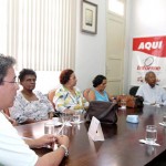 Prefeito recebe em audiência especial grupo de idosos da UFS  - Fotos: Márcio Dantas