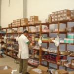 SMS já está regularizando o abastecimento dos remédios que estavam em falta nas unidades de saúde - Estoque de medicamentos no almoxarifado
