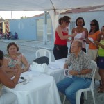 Técnicos do Credpovo participam de atividade nos residenciais Costa Nova I e II - Fotos: Ascom/Fundat