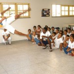 Maculelê e Capoeira na programação folclórica da Biblioteca Ivone de Menezes - Fotos: Edinah Mary