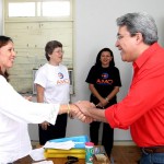 Prefeito visita sede da Associação de Amigos da Oncologia - Fotos: Márcio Dantas
