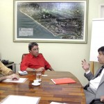 Diretor executivo do Banco Mundial é recebido em audiência pelo prefeito Marcelo Déda - Fotos: Márcio Garcez