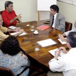 Diretor executivo do Banco Mundial é recebido em audiência pelo prefeito Marcelo Déda - Fotos: Márcio Garcez