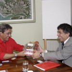 Diretor executivo do Banco Mundial é recebido em audiência pelo prefeito Marcelo Déda - Fotos: Márcio Garcez