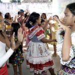 Dia do Folclore é comemorado por alunos da escola infantil Maria da Glória Macêdo - Fotos: Márcio Garcez