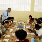 Curso profissionalizante de pintura em azulejo inicia módulo prático - Fotos: Wellington Barreto