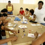 Curso profissionalizante de pintura em azulejo inicia módulo prático - Fotos: Wellington Barreto