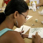 Curso profissionalizante de pintura em azulejo inicia módulo prático - Fotos: Wellington Barreto