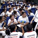 Integrantes do Projeto Jovem Aprendiz participam de palestra sobre a valorização do estágio - Fotos: Márcio Garcez