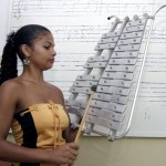 Bandas marciais das escolas estão afinadas para o desfile cívico de amanhã - Fotos: Márcio Garcez