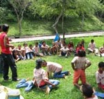 Educandos do Peti participam de Gincana Cultural no Parque da Cidade - Fotos: Ascom/Semasc