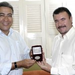 Marcelo Déda recebe o prefeito de Maceió em audiência - Fotos: Márcio Dantas