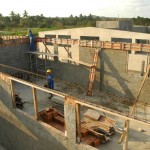 Centro Produtivo da Fundat no bairro Santa Maria começa a ganhar forma - Fotos: Silvio Rocha