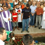 Prefeito em exercício acompanha funeral do padre Arnóbio Patrício de Melo - Fotos: Silvio Rocha