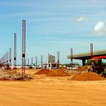 Obra do futuro terminal de ônibus da Zona Oeste prossegue com novas etapas - Fotos: Wellington Barreto