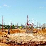 Obra do futuro terminal de ônibus da Zona Oeste prossegue com novas etapas - Fotos: Wellington Barreto