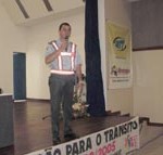 Fórum de Educação para o Trânsito promove palestra direcionada a idosos atendidos pela Semasc  - Fotos: Lindivaldo Ribeiro