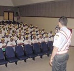 Fórum de Educação para o Trânsito promove palestra direcionada a idosos atendidos pela Semasc  - Fotos: Lindivaldo Ribeiro