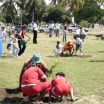Emsurb e Banco Itaú comemoram o dia da árvore com plantio feito por crianças - Fotos: Wellington Barreto