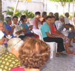 Crianças e adolescentes atendidos pela Semasc visitam idosos do Same  - Fotos: Ascom/Semasc