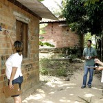 Técnicos da Prefeitura de Aracaju recadastram residências do Santa Maria  - Fotos: Wellington Barreto