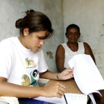 Técnicos da Prefeitura de Aracaju recadastram residências do Santa Maria  - Fotos: Wellington Barreto