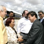 Prefeito recepciona ministro do Trabalho no aeroporto de Aracaju - Fotos: Márcio Dantas