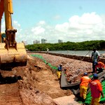 Avenida Perimetral é uma obra de preservação ambiental da Coroa do Meio - Obras de qualidade
