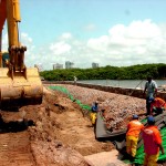 Avenida Perimetral é uma obra de preservação ambiental da Coroa do Meio - Obras de qualidade