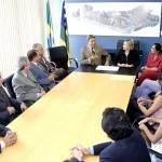 Prefeito e presidenta do TJ assinam convênio para ressocialização de apenados alternativos - Fotos: Márcio Dantas