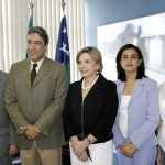 Prefeito e presidenta do TJ assinam convênio para ressocialização de apenados alternativos - Fotos: Márcio Dantas