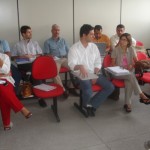 Sistema de informatização da saúde é tema de debate entre secretário de Saúde e demais coordenadores - Fotos: Ascom/SMS