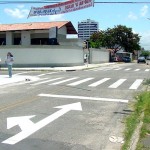 SMTT conclui sinalização de trânsito no bairro Salgado Filho - Fotos: Lindivaldo Ribeiro