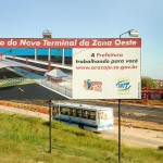 Obra do futuro terminal de ônibus da Zona Oeste avança em novas etapas - Fotos: Silvio Rocha