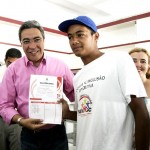 Exflanelinhas recebem certificados de padeiros profissionais - Fotos: Wellington Barreto
