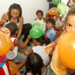 Projeto de intervenção pedagógica envolve alunos de escola municipal durante a Semana da Criança - Fotos: Silvio Rocha