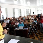 Prefeito Marcelo Déda deflagra processo de construção do Plano Municipal de Educação - Fotos: Márcio Dantas