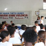 Violência é tema de seminário organizado por escola municipal do bairro América - Fotos: Walter Martins