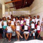 Curso de Agente de Limpeza foi encerrado hoje no conjunto Orlando Dantas - Fotos: Wellington Barreto