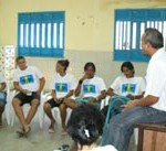 Integrantes do programa Agente Jovem participam de palestra sobre doenças sexualmente transmissíveis - Foto: Ascom/Semasc