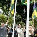 Prefeito destaca importância do amor à Pátria nas comemorações do Dia da Bandeira - Fotos: Márcio Dantas