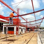 Obra do terminal de integração da zona Oeste será entregue até o final deste ano - Fotos: Wellington Barreto
