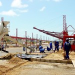Obra do terminal de integração da zona Oeste será entregue até o final deste ano - Fotos: Wellington Barreto