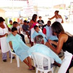 População do Santa Maria participa de projeto social realizado nesta sextafeira - Fotos: Wellington Barreto