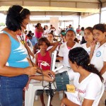 População do Santa Maria participa de projeto social realizado nesta sextafeira - Fotos: Wellington Barreto