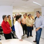 Prefeitos do interior de Sergipe visitam instalações do Centro Administrativo da PMA - Fotos: Márcio Dantas