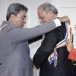 Prefeito condecora ministro Nelson Jobim com a GrãCruz do Mérito Serigy  - Fotos: Márcio Dantas