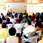 Fundat e Caixa Econômica Federal se reúnem com futuros locatários do condomínio Santa Fé - Fotos: Wellington Barreto